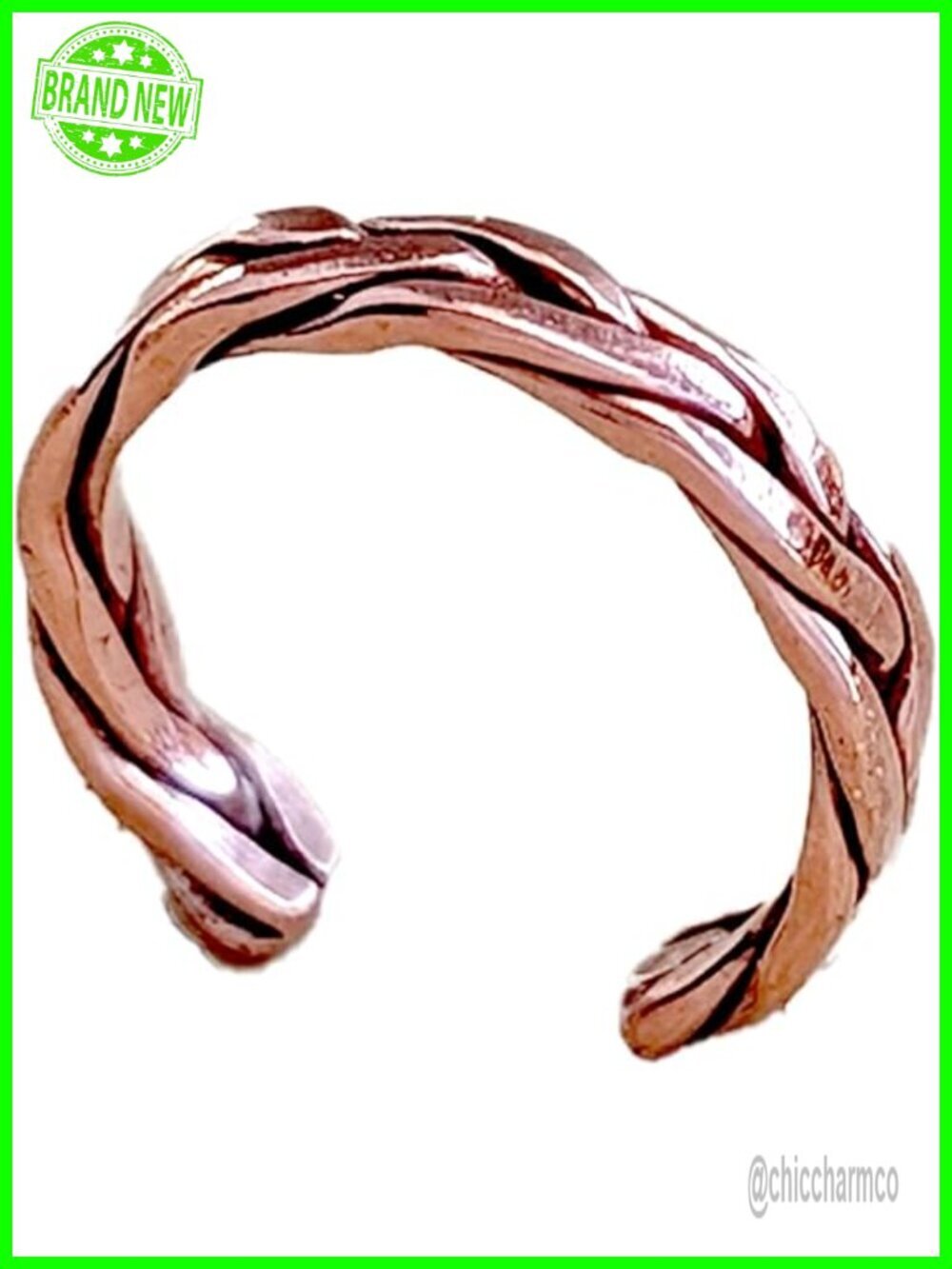 Copper Ear Cuff for Non-Pierced Ears, Hypoallergenic Cartilage Earrings Boho